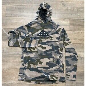 UNRL Folds of Honor Crossover II MENS M Hoodie Sweatshirt American Flag CAMO